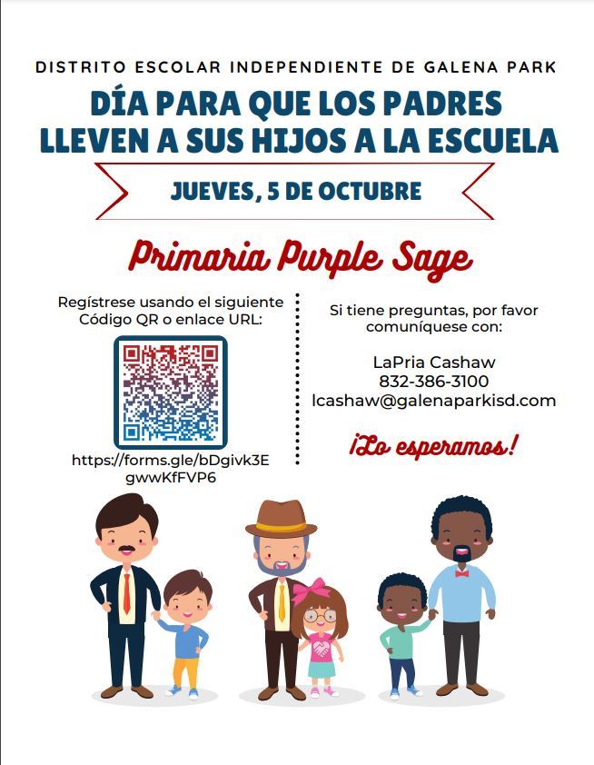  Dia para que los padres lleven sus hijos a la escuela